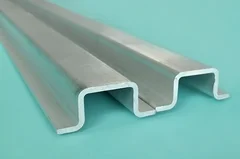 قطاعات ألومنيوم مبثوق على شكل U